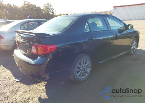 2009 Toyota Corolla S z USA, uszkodzony, nr VIN 2T1BU40E49C168369